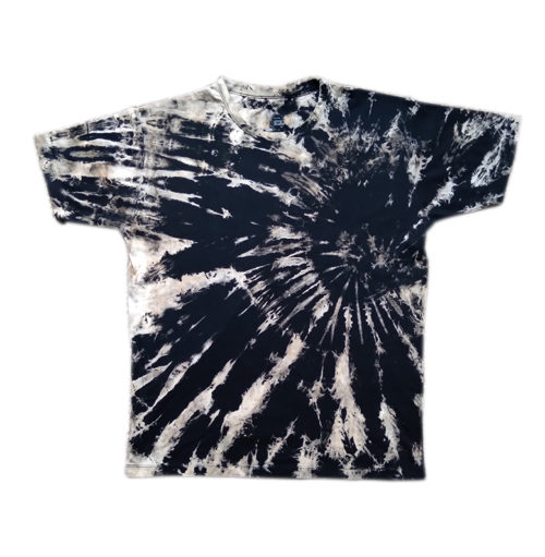 Camiseta Preta Tie dye