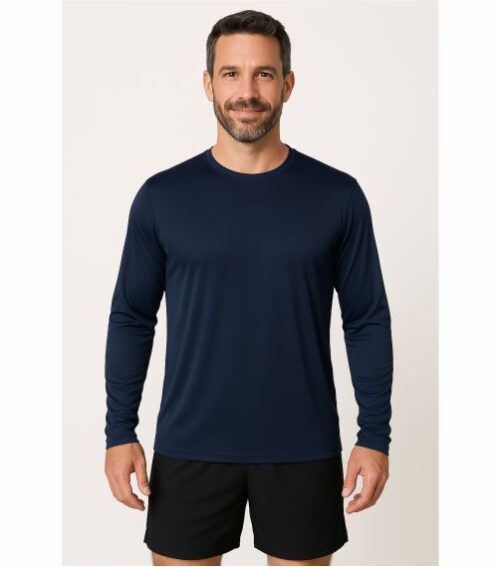 Camiseta DryTrails Preta manga longa