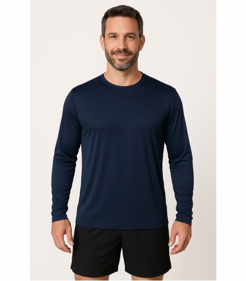 Camiseta DryTrails Preta manga longa