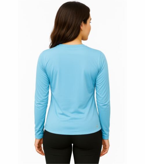 Camiseta  Feminina manga longa Dry lisa - Imagem 2