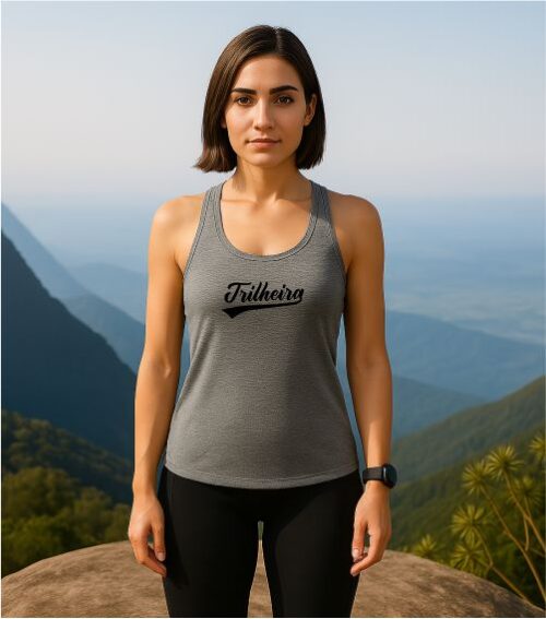 Regata Dry Feminina Trilheira Vermelha - Imagem 2