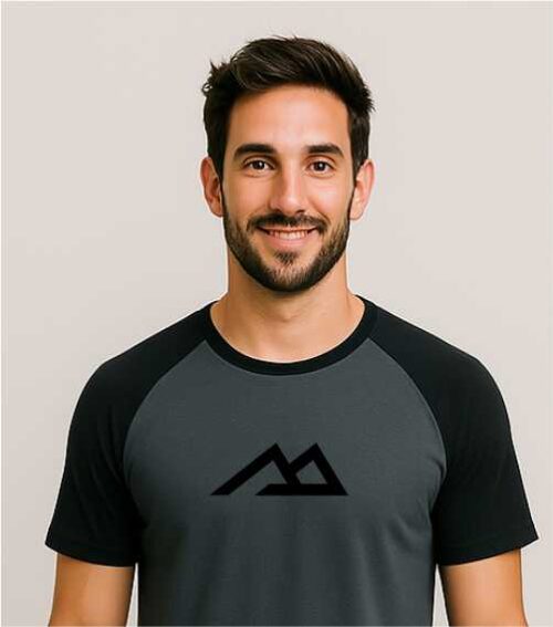 Camiseta Raglan dry mescla kdv