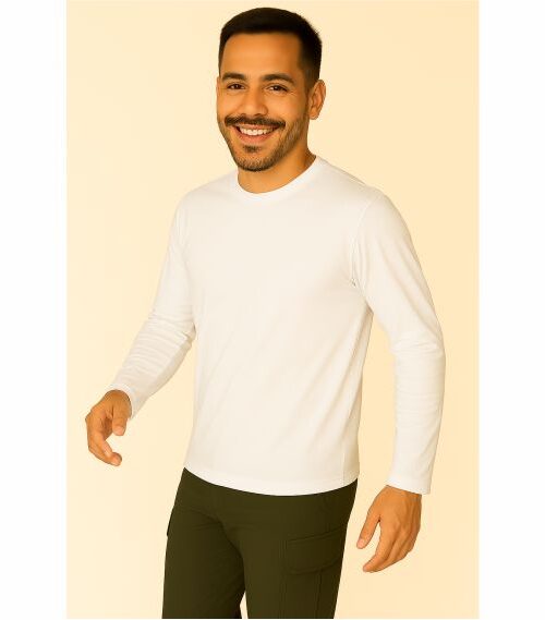 Camiseta DryTrails Branca Manga longa