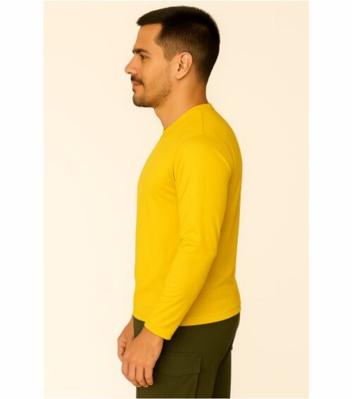 Camiseta DryTrails Amarela Manga longa - Imagem 4